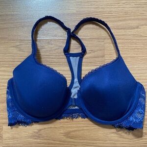 ❤️ Victoria’s Secret Body By Victoria Racerback Demi Lace Bra 34C